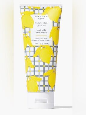 Beekman 1802 Sunshine Lemon Goat Milk Hand Cream 2 fl oz
